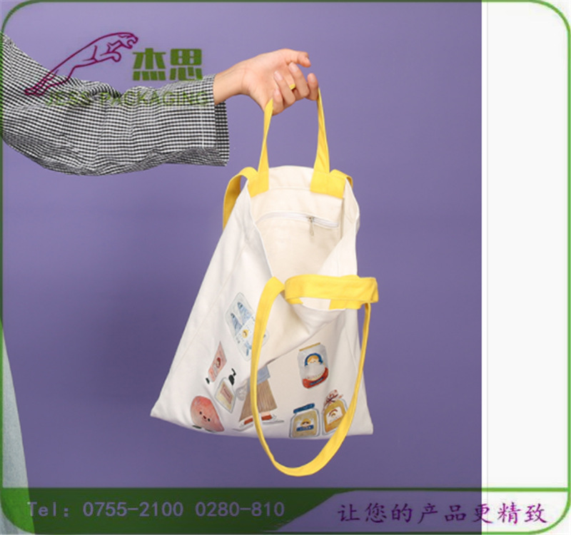 设计新款帆布韩国手提包单肩斜挎包背包大容量购物包量大从优