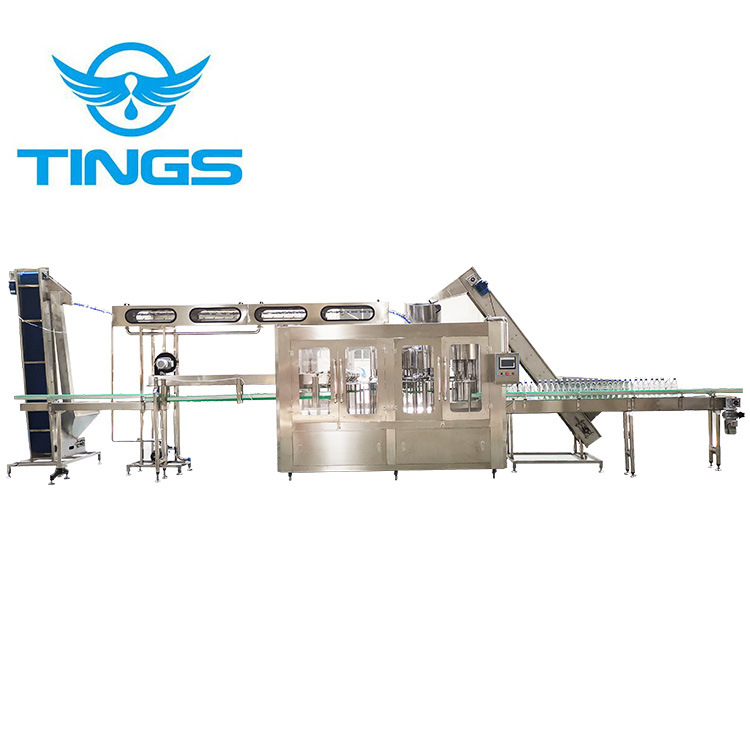 玻璃瓶果汁饮料灌装机 等压啤酒填充机生产线饮料瓶装液体包装机