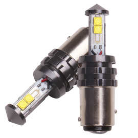 汽车led车灯S25 1157 3535 20W黑金刚刹车灯大功率铝基板led灯泡