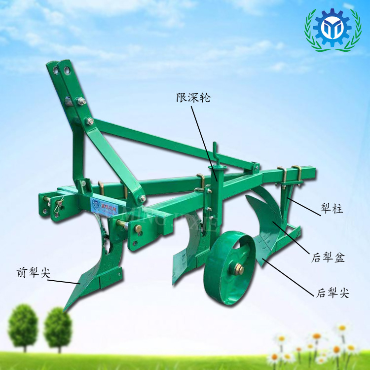 厂家拖拉机带刚板铧式犁 加重三铧犁 水田翻地犁 耕地犁 家用铧犁