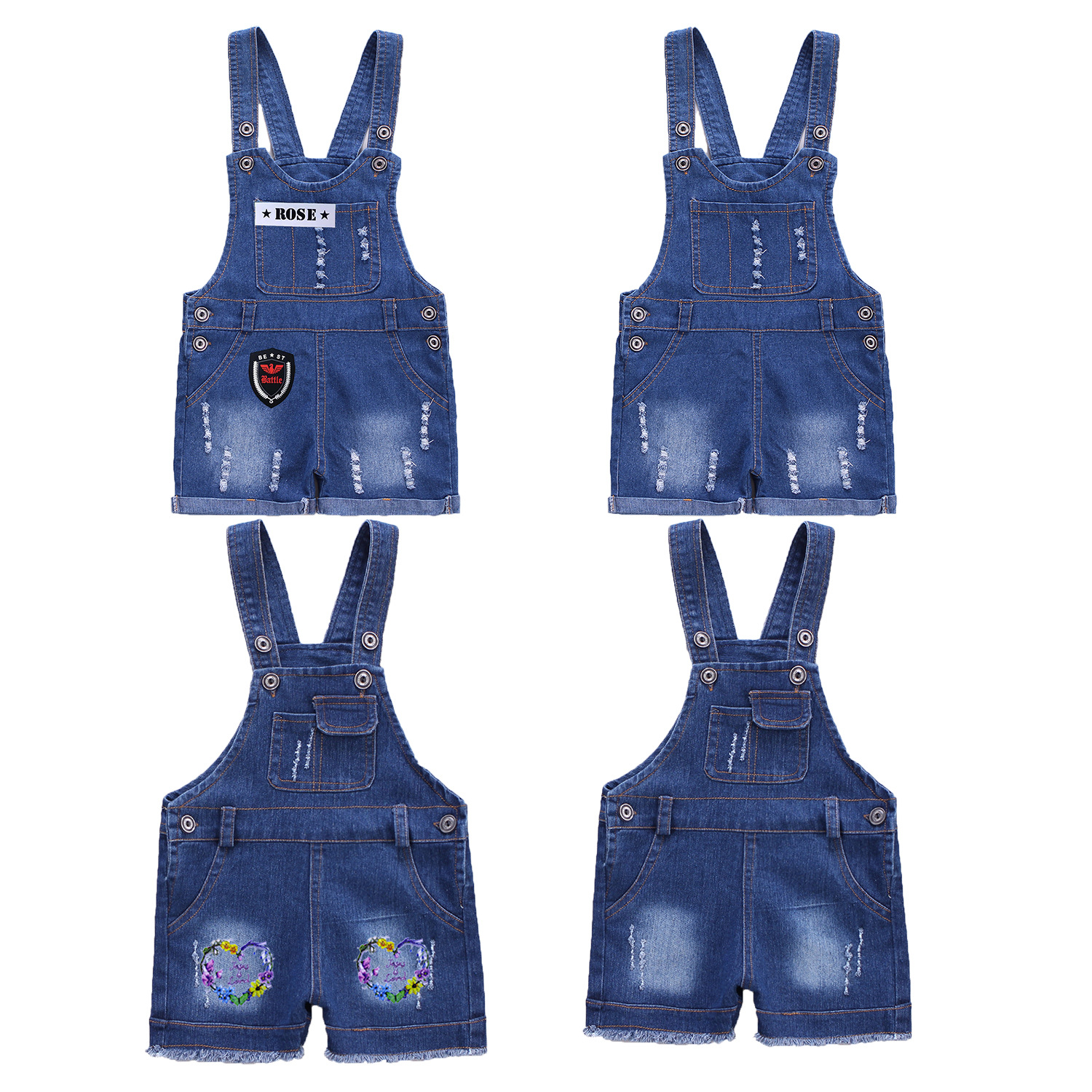 A summer Boy pants baby shorts Korean Edition leisure time children cowboy rompers Children's clothing wholesale On behalf of