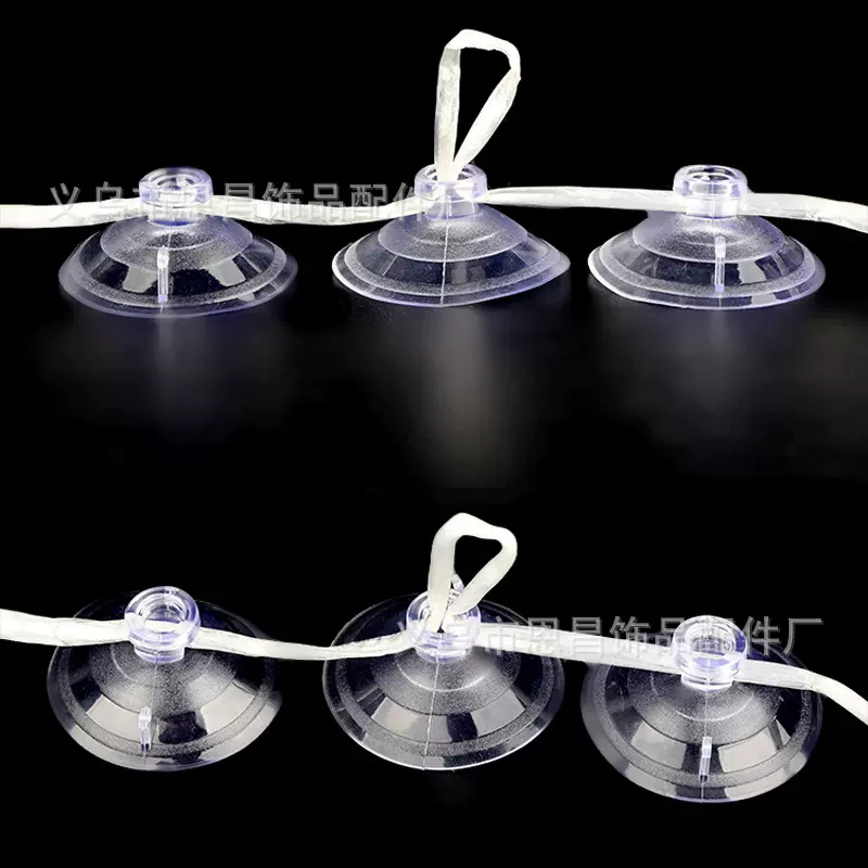 厂家批发4CM方孔吸盘 个性扎花婚车装饰 抖音同款棒棒糖方孔吸盘