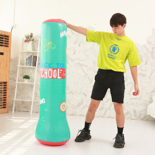 New inflatable boxing column for adults, fitness sandbags, children's thickened tumbler to vent anger, strike column, toy column gift