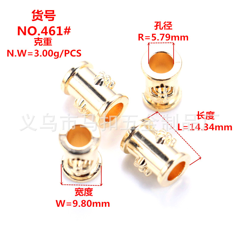 147#合金吊钟 圆柱形青古金属纽扣吊钟