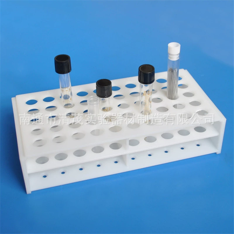 Интегрированная стойка для центрифужных пробирок апертура 13 16 22 мм 40 пластиковая стойка для пробирок с 50 отверстиями Экспериментальное оборудование Qingmao
