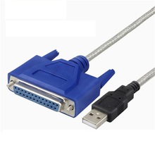 USB轉25孔並口轉換線USB轉1284打印機連接線USB直接老式打印機線