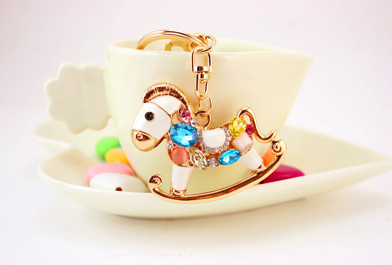 40g Weight Alloy, Metal Material Unisex Gender  Creative Cute Cartoon Diamond Crystal Metal Pendant 4