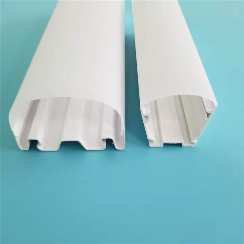 挤出PC阻燃异型材耐高温ABS型材加工定制透明挤出灯罩开模厂家|ms