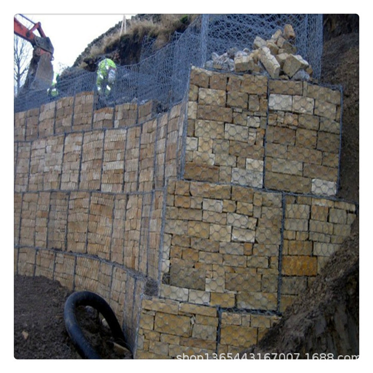 重型六角网作的箱型网笼  电焊拧花石笼网 塞石头格宾网