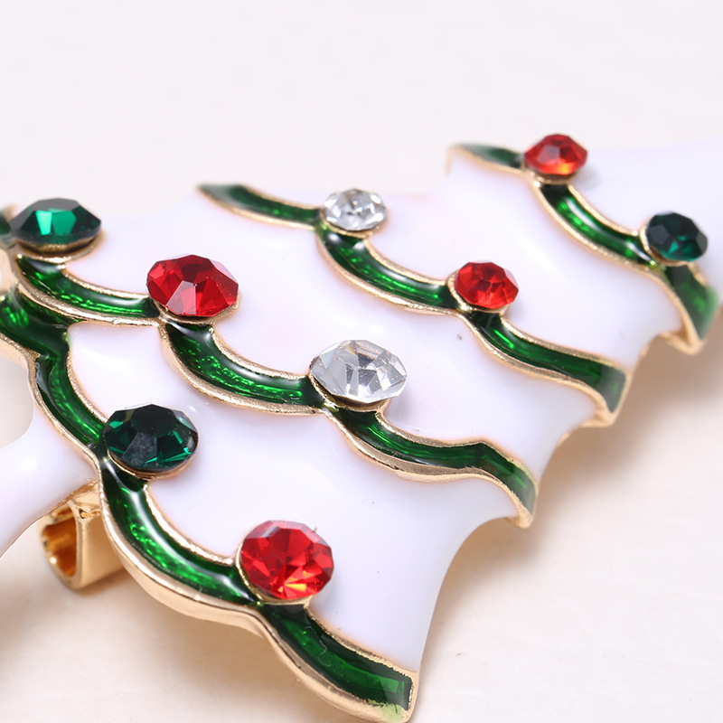 30g Weight Brooches Classification Daily Occasion Alloy Material Christmas Festival Human Pattern Women'S Gender Water Drop Design Fashion Style Fashion Pin Human Alloy Water Drop Women'S Brooches 7