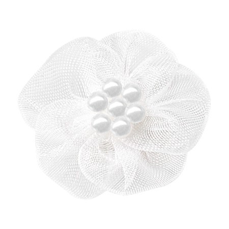 Yao Ming cinta de poliéster DIY pequeña flor ropa interior decoración hecha a mano cinta flor horquilla Decoración Accesorios