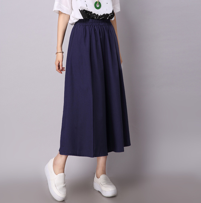 Jupe femme en Coton et lin - Ref 3330491 Image 4