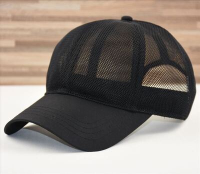 透氣網帽春夏新品大頭圍鴨舌帽休閑時尚夏季男帽遮陽棒球帽子批發