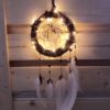 DIY Dream Catcher Material Indian Round LED LED Light Colorful Multi -color Battery Light Christmas Decoration Accessories