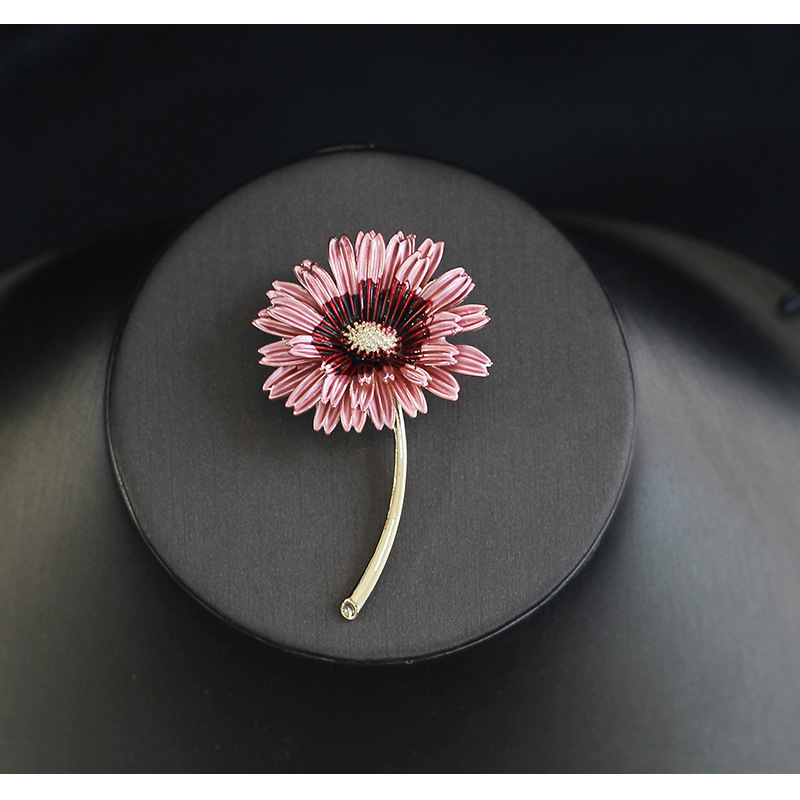 Lady Flower Alloy Enamel Women's Brooches display picture 3