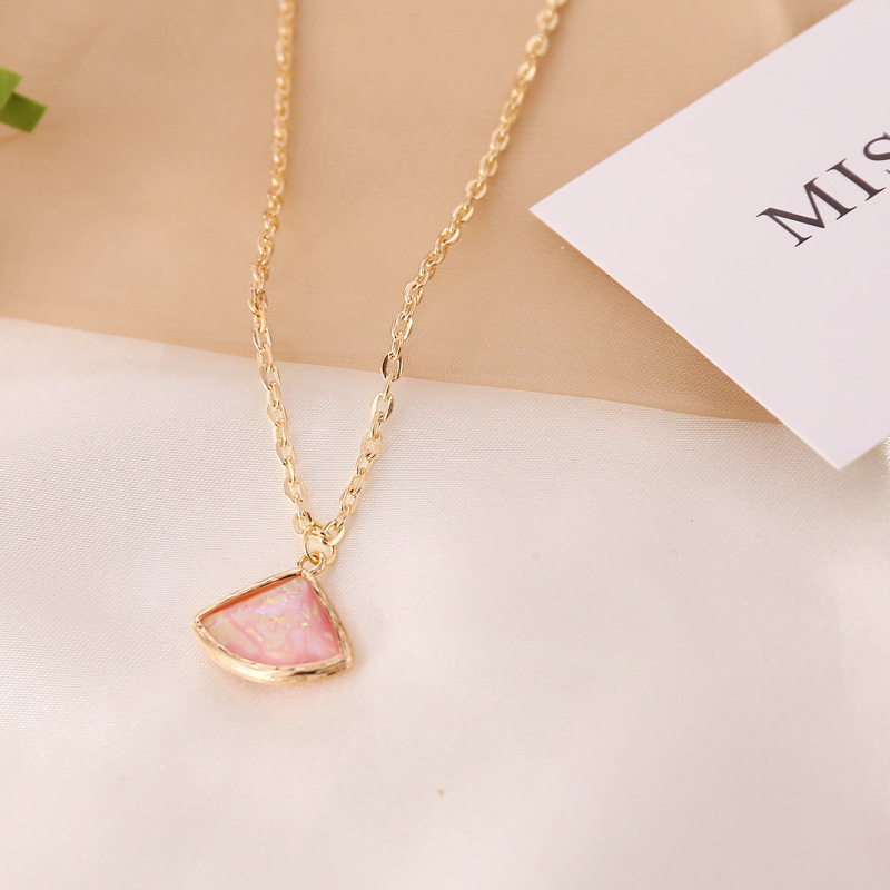 Fashion Semi-precious Stone Pendent Necklace Wholesale display picture 4