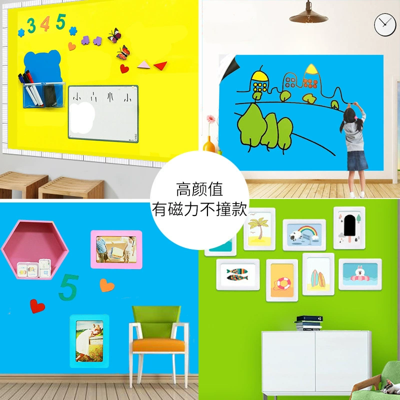 Erasable magnetic ecological board, children's sticker