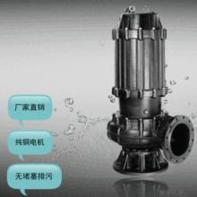 潜水污水泵WQ型耦合式变频矿用潜水排污泵雨水抗洪抢险污水提升泵