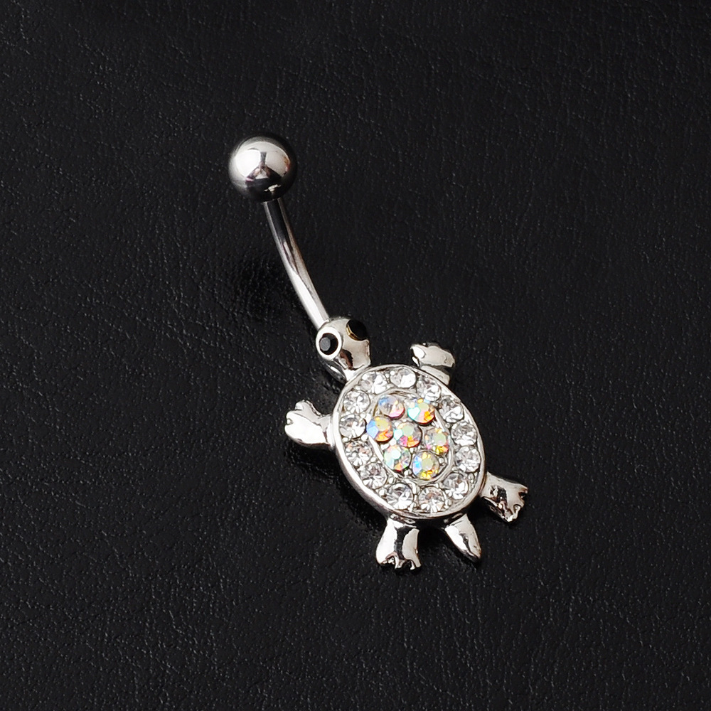 Simple Style Animal Alloy Diamond Belly Ring display picture 3