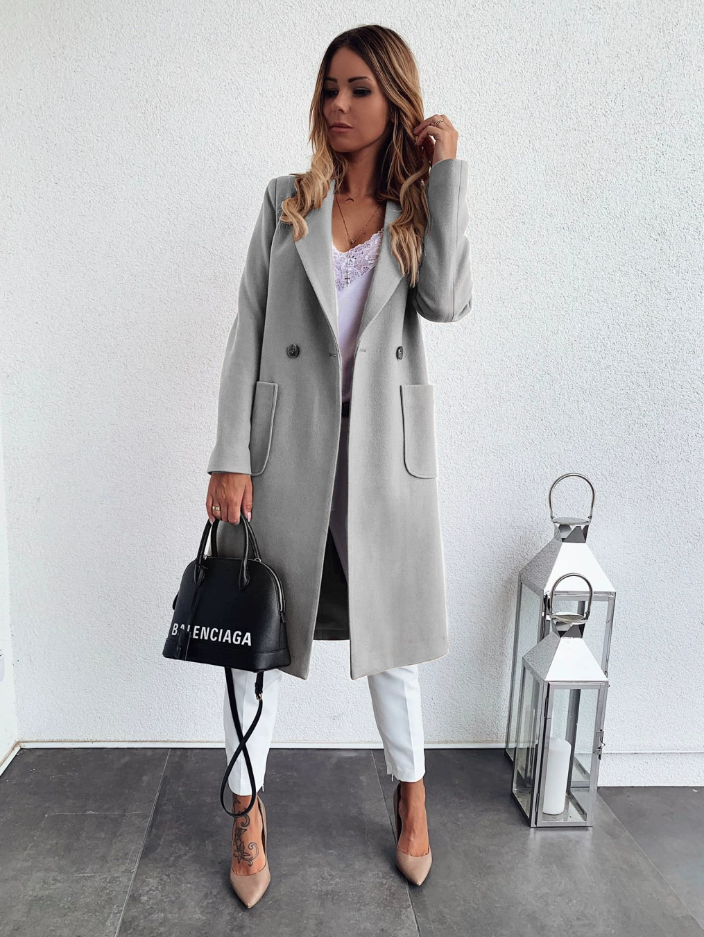 Демисезонное длинн-sleeve костюм, шерстяное пальто, куртка, без ebay Amazon wish