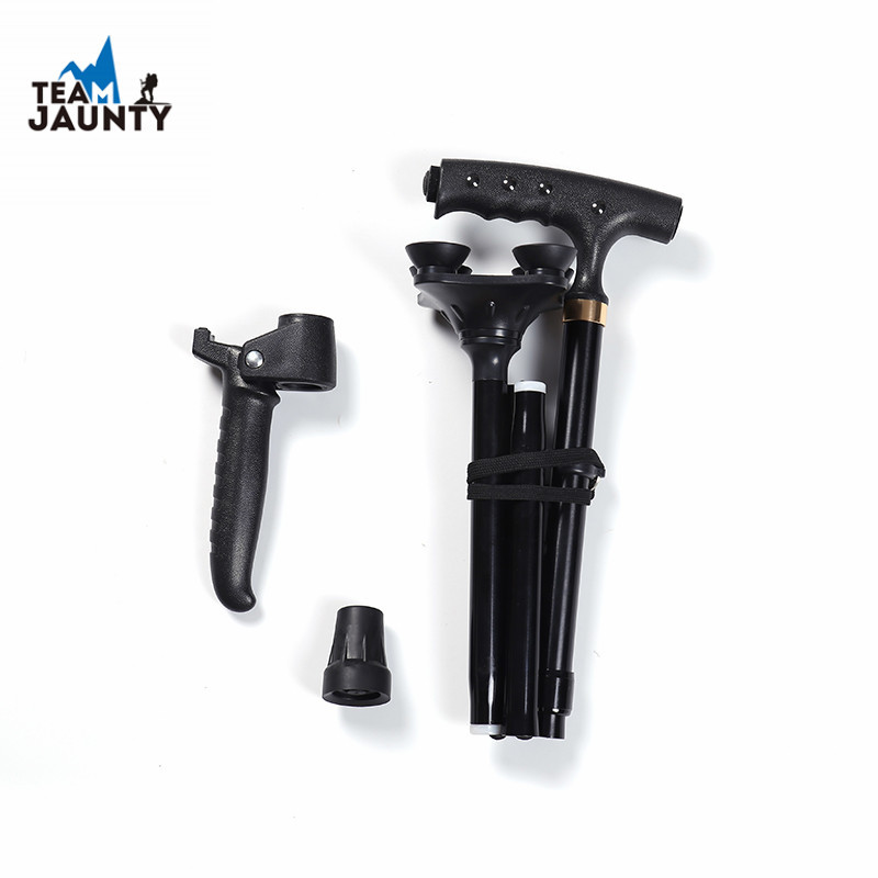 跨境热销老人专用手杖带扶手磁石拐杖副扶手四角防滑底座套装拐杖详情图3