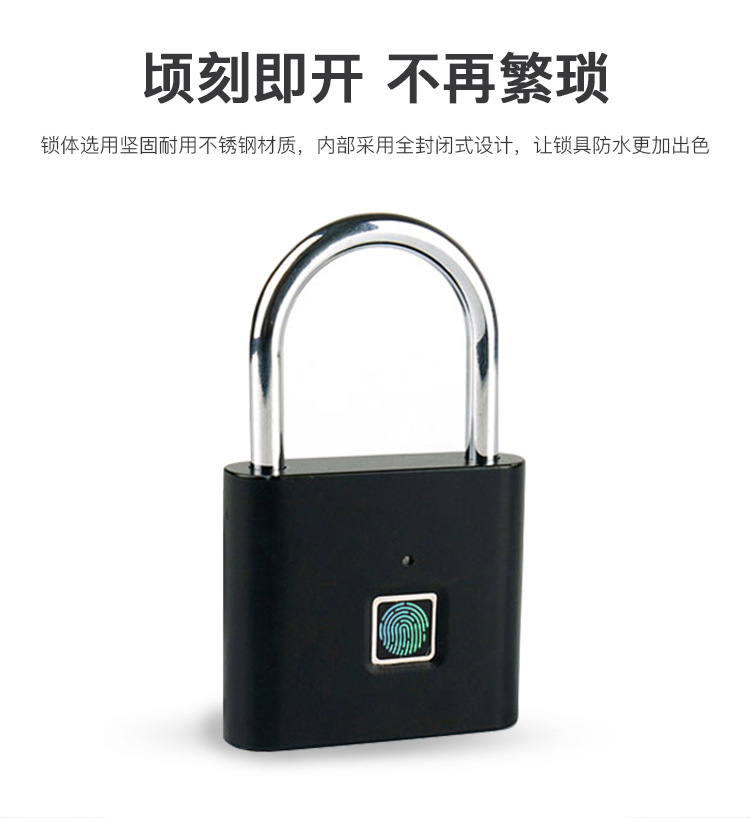 Smart outdoor sy11 fingerprint lock waterproof Tuya graffiti Bluetooth lock fingerprint padlock smart padlock home lock factory