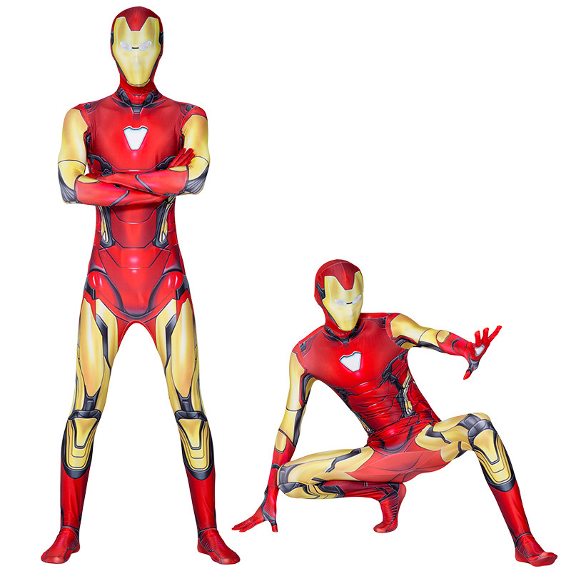 thumbnail image 1 of Iron Avengers 4 medias de una pieza cosplay traje de Avengers Iron Man, 1 of 5