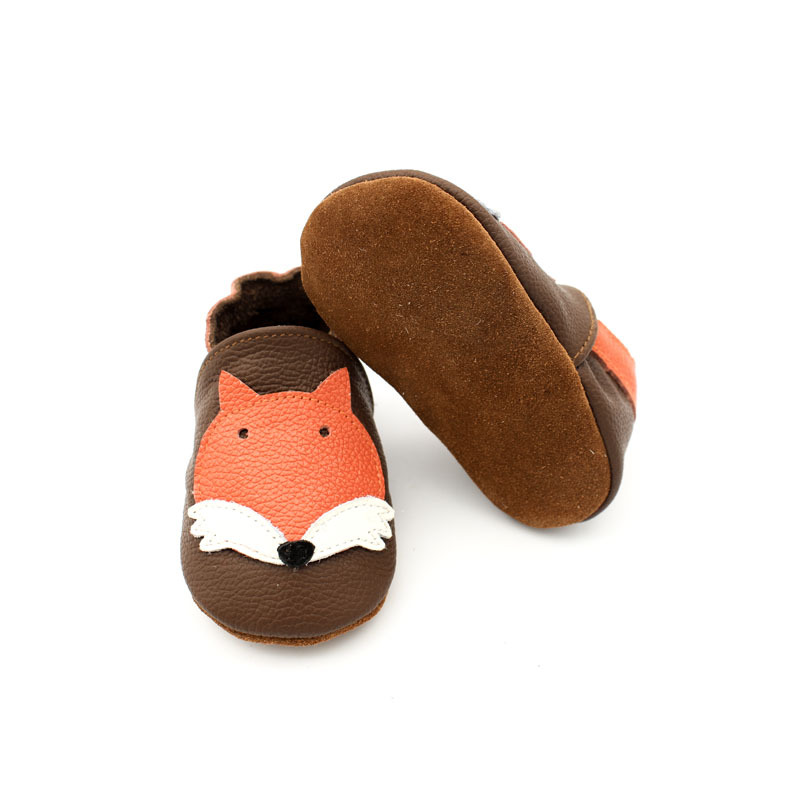 Baby Cow Leather Bebe Booties: Soft Soles Non-Slip Infant Toddler Shoes for First Walkers