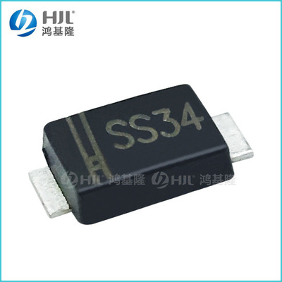 超薄贴片肖特基二极管SS34 SMAF肖特基管SS34F SR340正品3A/40V|ms