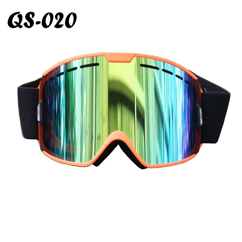 新款现货厂家直销柱面透气滑雪镜户外运动防风沙滑雪护目镜