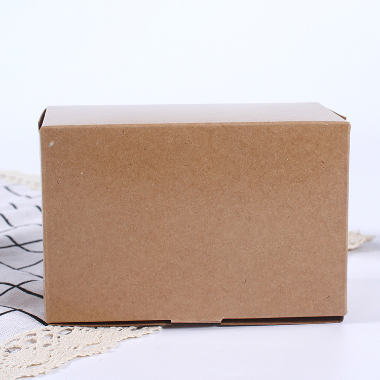 进口牛皮纸淋膜千层饼包装盒 食品防油纸盒 烘焙包装可加印logo