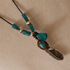 Retro ethnic necklace with tassels, sweater, ethnic style, simple and elegant design
