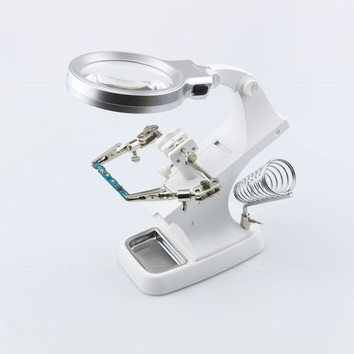 Magnifying glass 7023B LED lamp high brightness energy-saving repair lamp table lamp 360 degree rotating repair tool