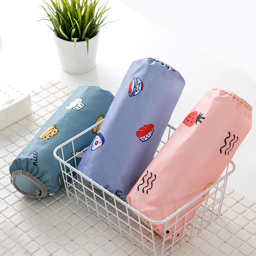 Oxford cloth waterproof long sleeves cartoon kitchen work anti-fouling sleeves autumn and winter sleeves women's sleeves sleeve head