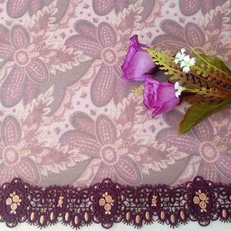 22CM刺绣花边水溶花边蕾丝棉线人造丝花边内衣三角裤花边