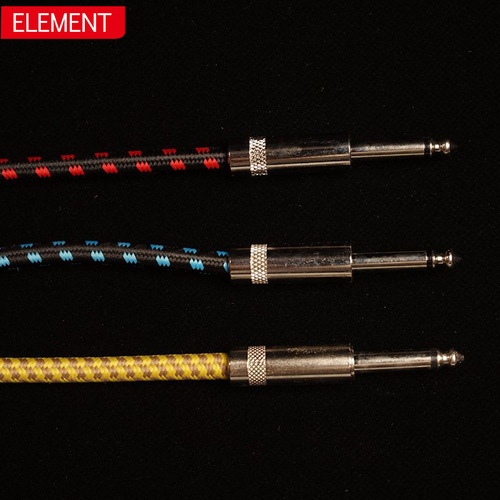 Guitar Cable, Instrument-Specific Shielded Noise Reduction Electric Guitar Speaker Cable, Nylon Braided Audio Cable 6.5