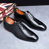 European version men's shoes， small square toe men's leather shoes， foreign trade large-sized shoes， Wenzhou wholesale， 