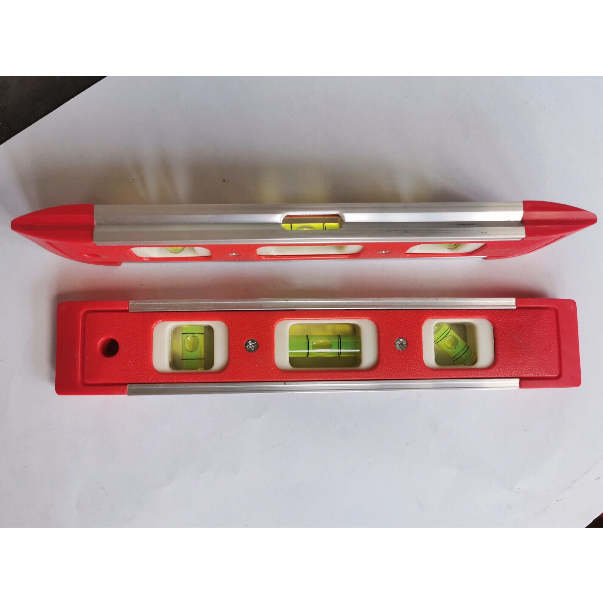 三型水平尺 便携平衡尺水平仪 单挂钩磁鱼雷尺 袖珍气泡水平尺