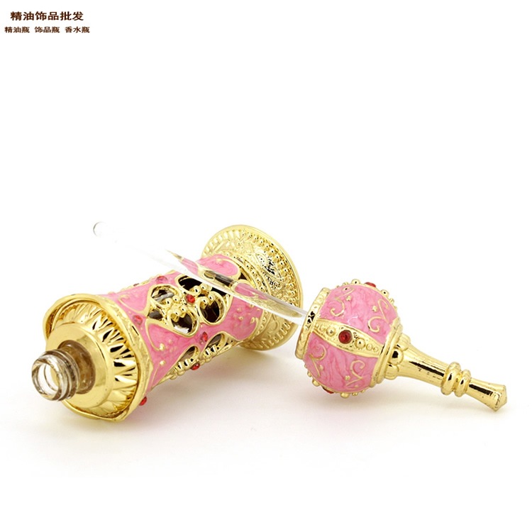 中国精油饰品网粉红瓶金色宫廷款精油瓶香水瓶2.jpg
