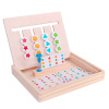 Wooden logic teaching aids Montessori, intellectual toy for training, training, logical thinking, early education