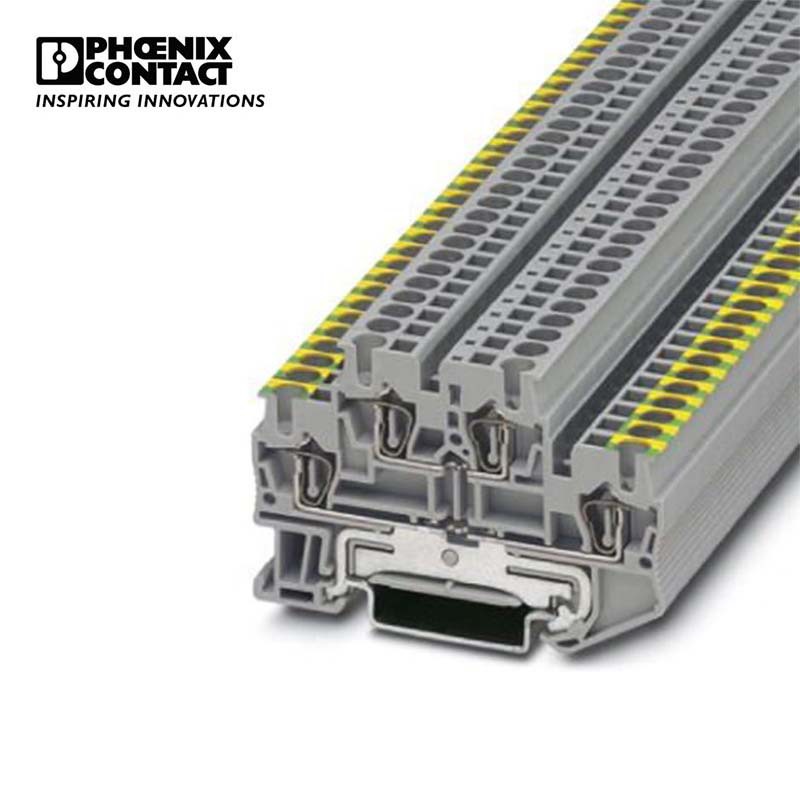 菲尼克斯 带保护性导线支脚的双层端子- STTB 2,5-PE/L - 3036314