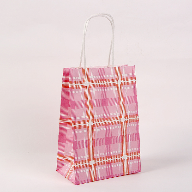 Simple Style Plaid Kraft Paper Daily Gift Wrapping Supplies display picture 6