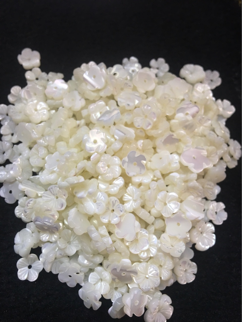 Shell Material 1 Piece Diameter 10mm Diameter 8mm Shell Flower DIY Jewelry Accessories Beads