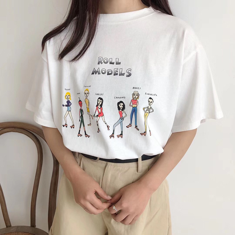 T shirt femme CHUAN YU en Coton - Ref 3314647 Image 7