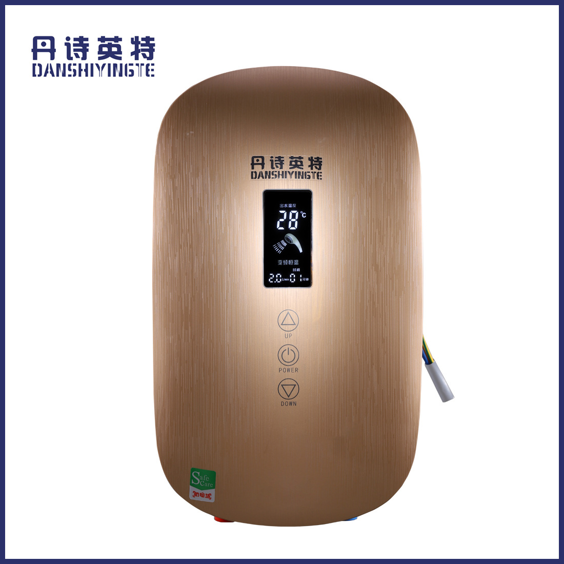 household Super Hot Tankless TOILET take a shower Electric water heater Kitchen Po frequency conversion constant temperature take a shower shower Dual