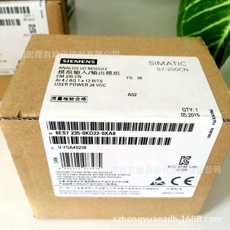 西门子S7-200扩展模块235模块6ES7235-0KD22-0XA8-0XA0PLC现货