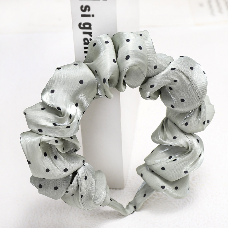 Korean Folds Wave Point Hairband Fashion Headband Jewelry Wholesale Nihaojewelry display picture 7