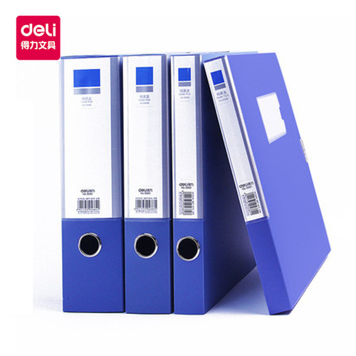 Getle 5681 Archive Box File Box A4 File Storage Receipt Office Blue Folder Storage Box File Cover