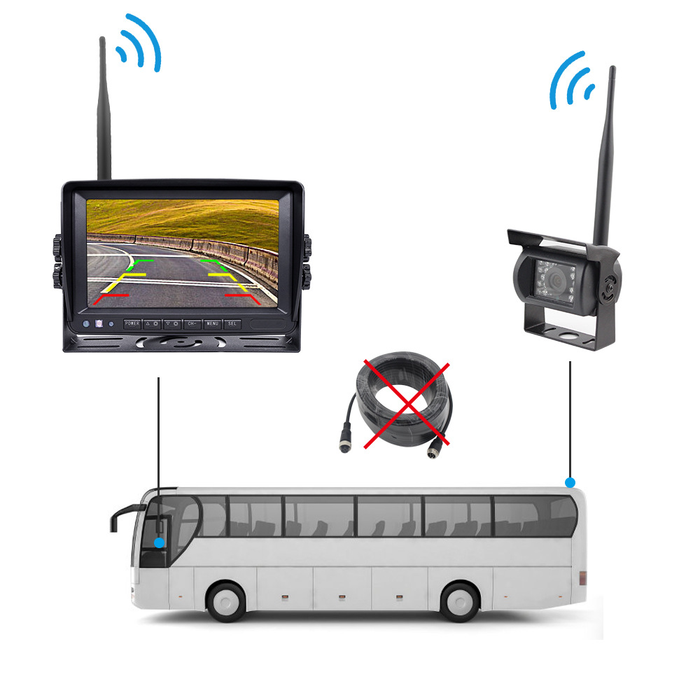 7inch Digital Back View Wireless Digital Signal Back View Image 7inch 9inch Digital Wireless Image Back View Camera