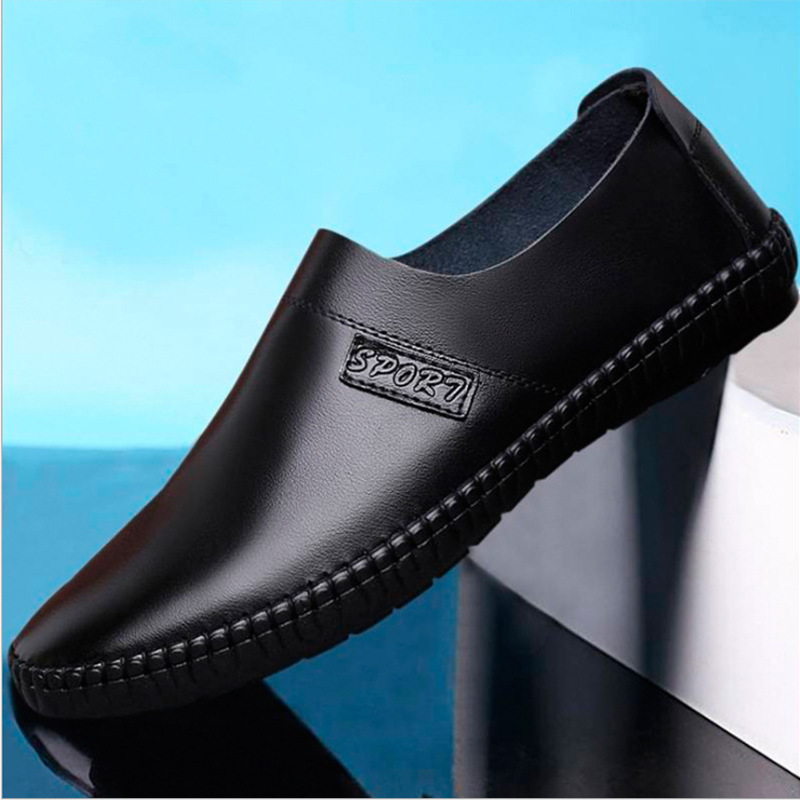 new pattern Spring A pedal man keep warm fashion comfortable Solid Casual shoes Youth England waterproof leather shoes